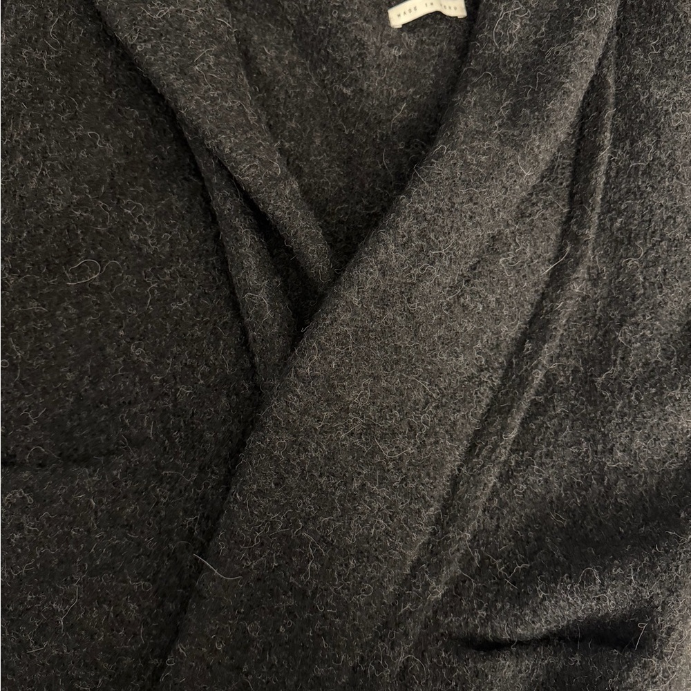 Lauren Manoogian Capote Coat Black Melange - Picture 6 of 7